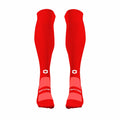 OCTIVO Football Socks Red Grip