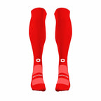 OCTIVO Football Socks Red Grip